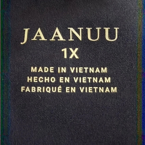 Jaanuu Men's Crew Neck 2 Pocket Short Sleeve Scrub Top in Navy - Size 1XL - Picture 4 of 8